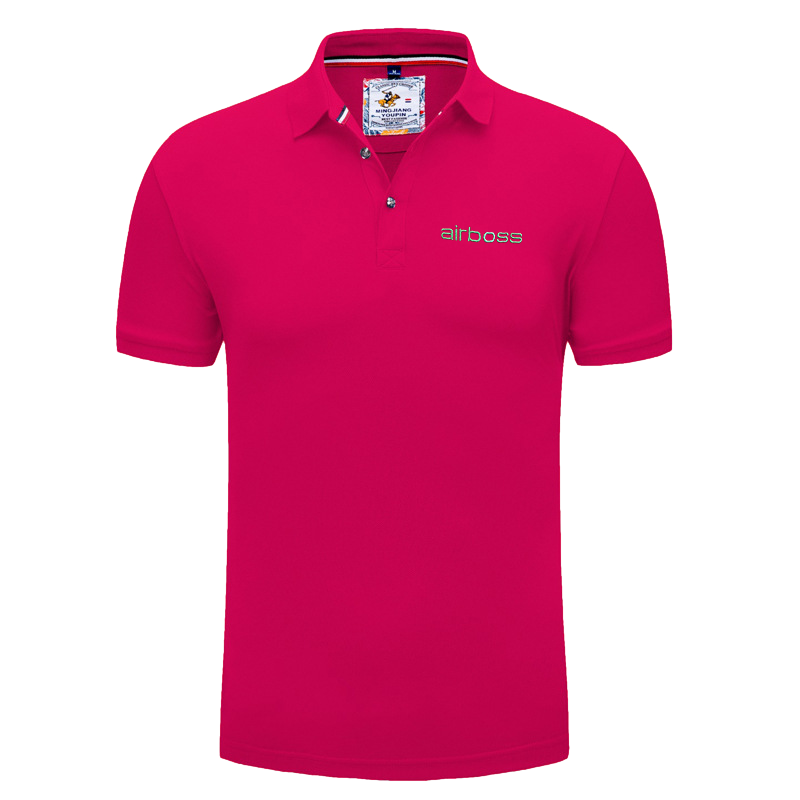 AirBoss Polo shirt rojo rosa